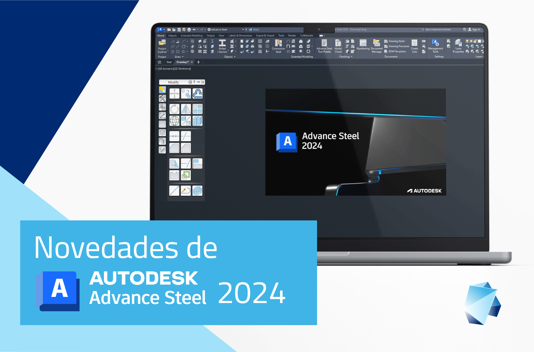 Novedades Autodesk Advance Steel 2024