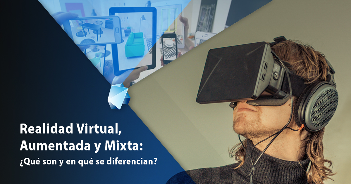 Realidad virtual, aumentada y mixta. Qué son y diferencias.