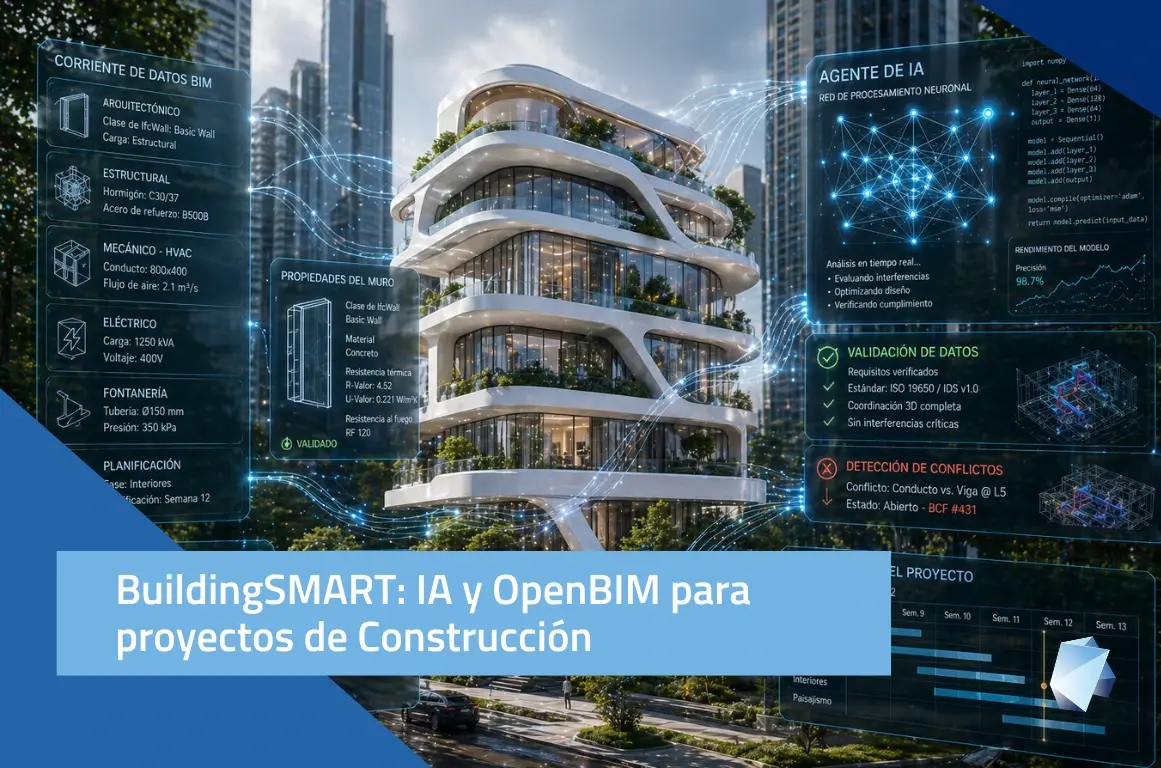 BuildingSMART: IA y OpenBIM para proyectos de Construcción