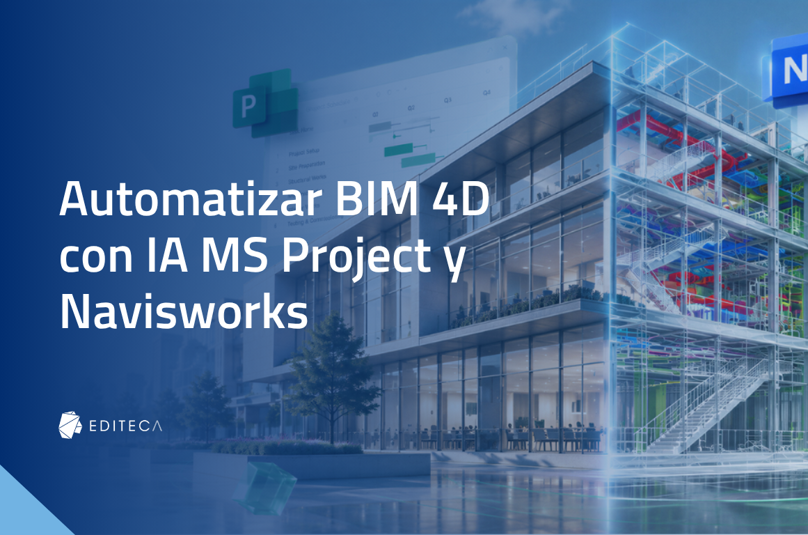 Cómo automatizar la planificación BIM 4D con IA, MS Project y Navisworks