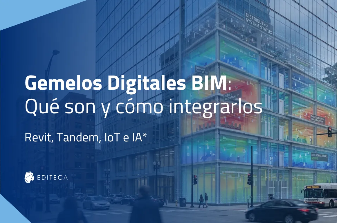 Gemelo digital BIM: qué es y cómo integrar Revit, Tandem, APS e Inteligencia Artificial